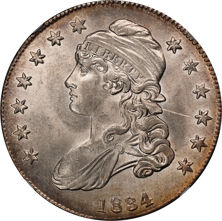 1834 50c Small Date, Small Letters MS thumbnail 12