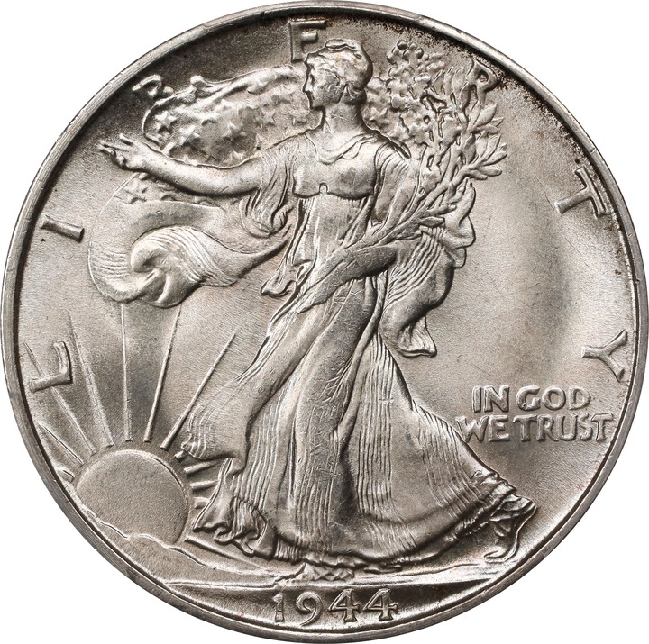 1944-S 50c MS67 thumbnail 3