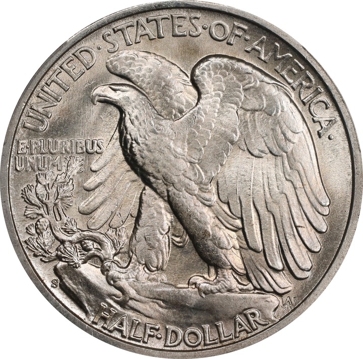 1944-S 50c MS67 thumbnail 4
