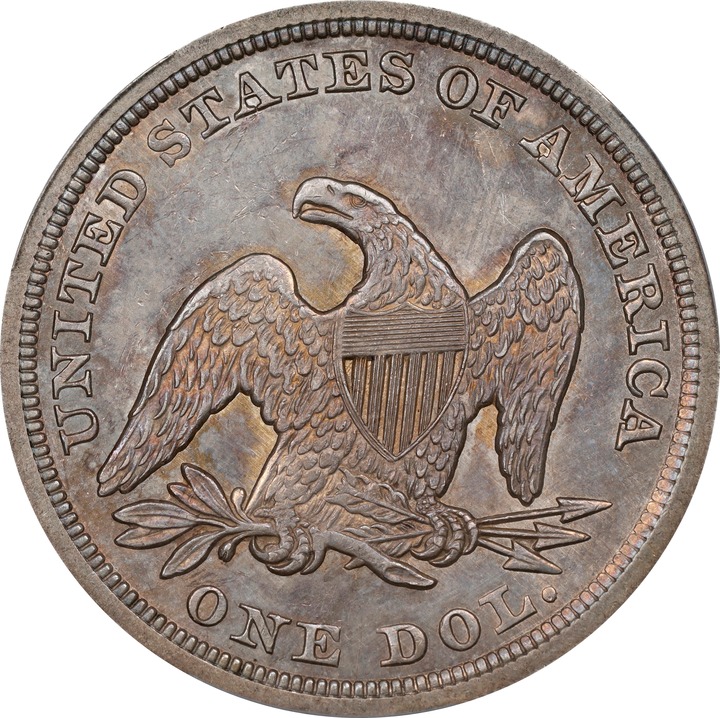 1848 $1 MS60 CAC thumbnail 16
