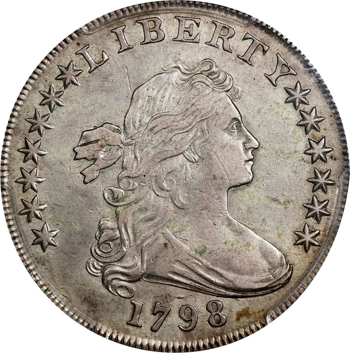 1798 $1  Large Eagle, Pointed 9 MS thumbnail 19