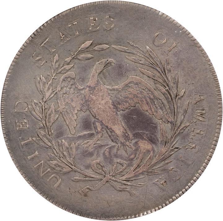 1798 $1  Small Eagle, 15 Stars Obverse VF35 thumbnail 2