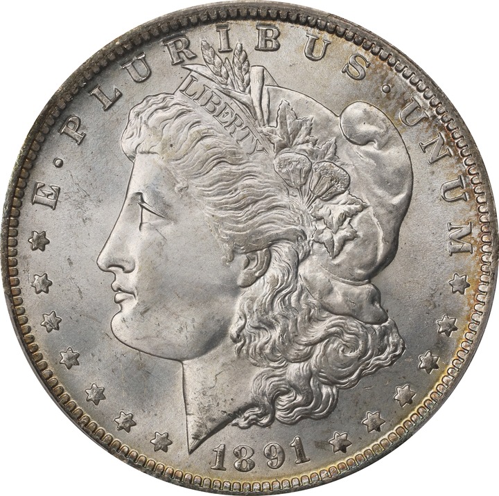 Image for 1891-O $1 MS66