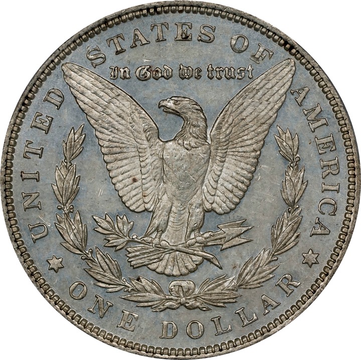 1893 $1  MS PL MS60 PL CAC thumbnail 2