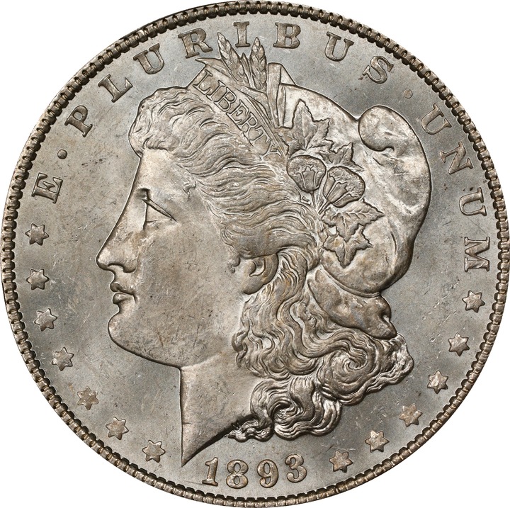 1893-O $1 MS60 thumbnail 9