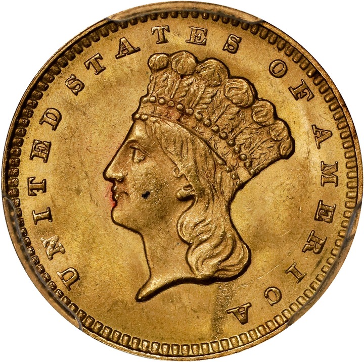 1861 G$1 XF45 CAC thumbnail 24