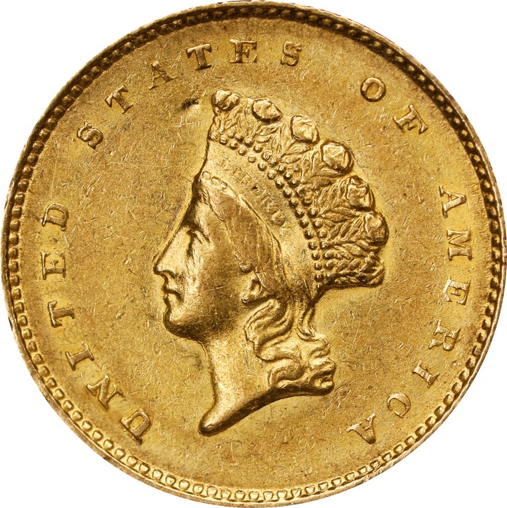 1855-O G$1 Type 2 MS thumbnail 11