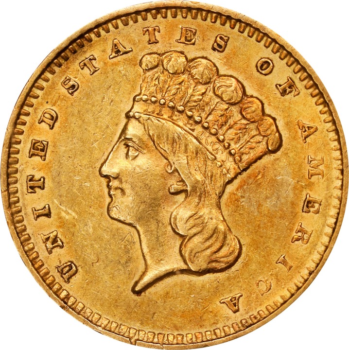 1858-S G$1 MS thumbnail 5