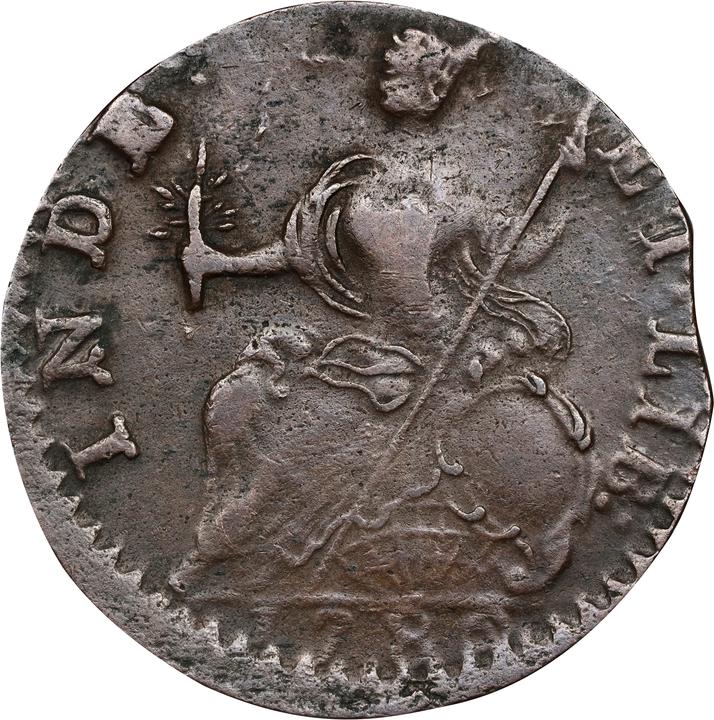 1786 Copper Connecticut, Mailed Bust Left MS BN AU53 BN thumbnail 2