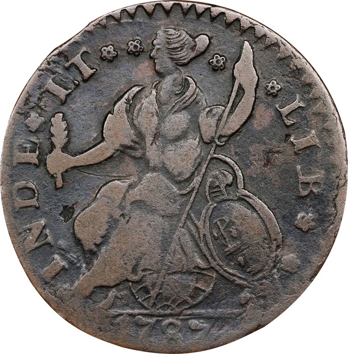 1787 Copper Connecticut, Mailed Bust Left, CONNECT, INDE MS BN G4 BN thumbnail 20