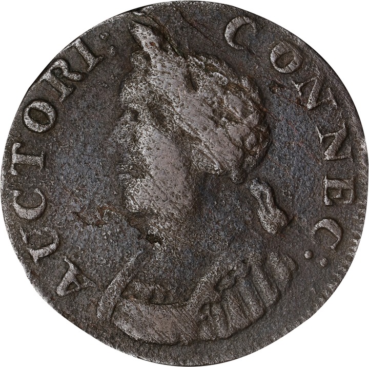 1787 Copper Connecticut, Mailed Bust Left, Hercules MS BN F15 BN thumbnail 5