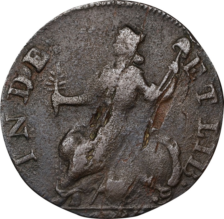 1787 Copper Connecticut, Mailed Bust Left, Hercules MS BN F15 BN thumbnail 6