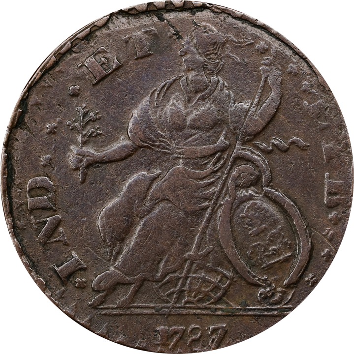 1787 Copper Connecticut, Mailed Bust Left MS BN VF35 BN thumbnail 4