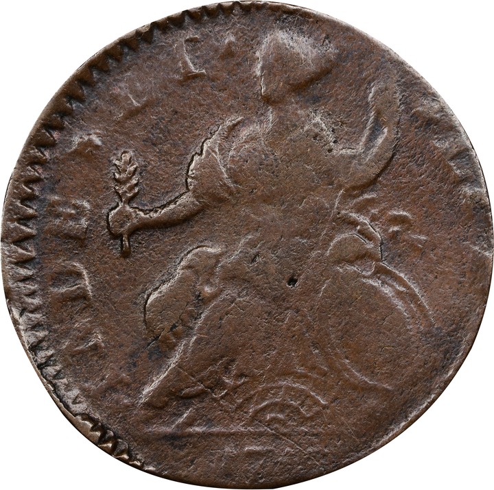 1787 Copper Connecticut, Mailed Bust Left MS BN VF35 BN thumbnail 2