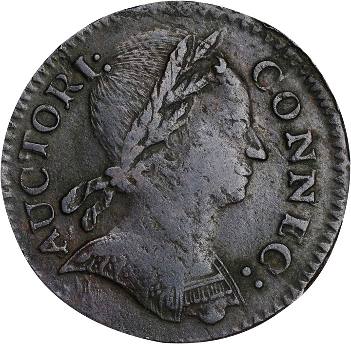 1785 Copper Connecticut, Bust Right MS BN VF35 BN thumbnail 3