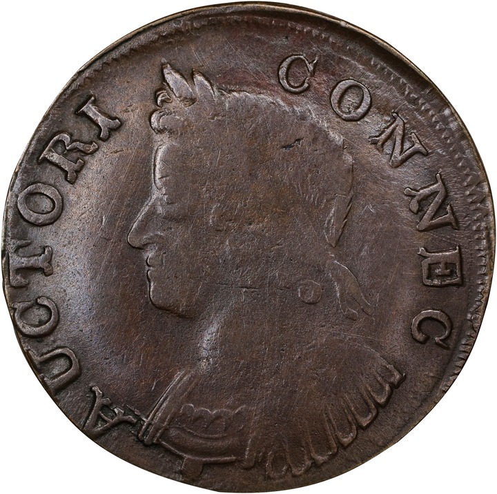 1785 Copper Connecticut, Bust Left MS BN AG3 BN thumbnail 5