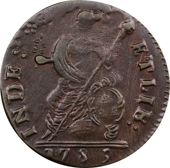1785 Copper Connecticut, Bust Left MS BN AG3 BN thumbnail 6