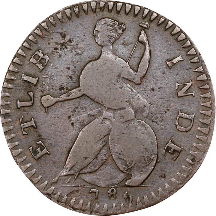 1786 Copper Connecticut, Small Head Right, ETLIB INDE MS BN AU53 BN thumbnail 14