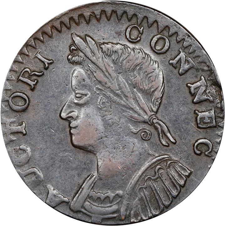 1786 Copper Connecticut, Mailed Bust Left MS BN MS63 BN thumbnail 17