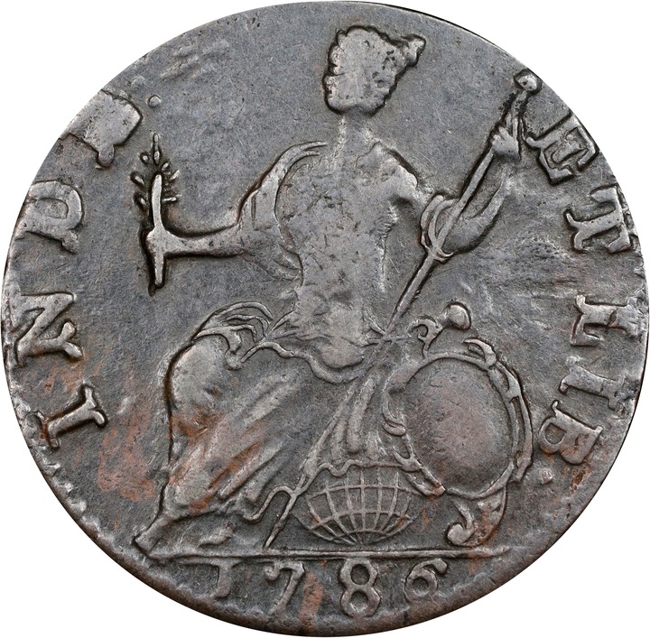 1786 Copper Connecticut, Mailed Bust Left MS BN MS63 BN thumbnail 18