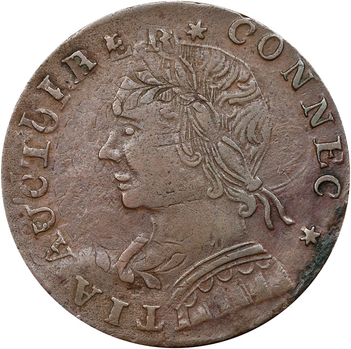 1788 Copper Connecticut, Mailed Bust Left MS BN thumbnail 14