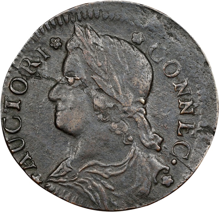 1788 Copper Connecticut, Draped Bust Left MS BN MS61 BN thumbnail 13