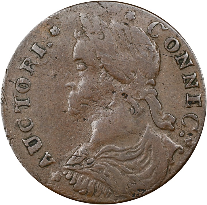 Image for 1788 Copper Connecticut, Draped Bust Left MS BN VF30 BN