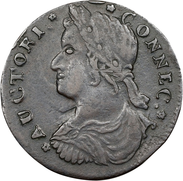 1788 Copper Connecticut, Draped Bust Left MS BN MS61 BN thumbnail 16