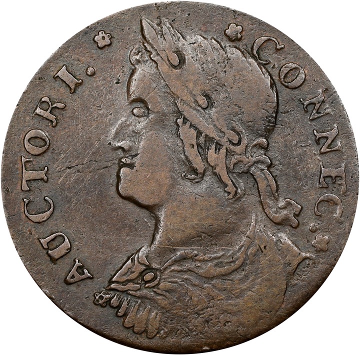 1788 Copper Connecticut, Draped Bust Left MS BN MS61 BN thumbnail 18