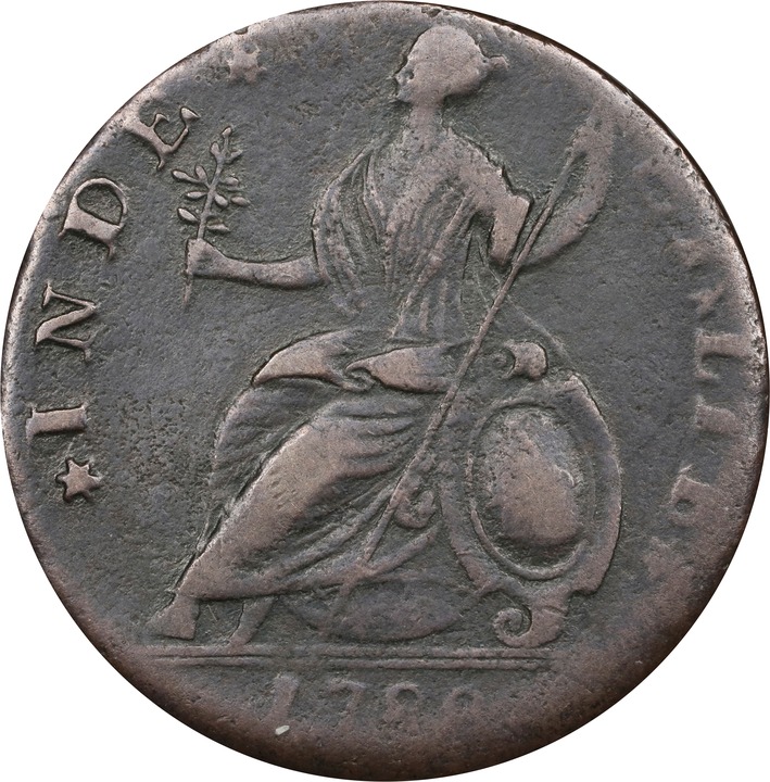 1788 Copper Connecticut, Mailed Bust Right MS BN XF40 BN thumbnail 4