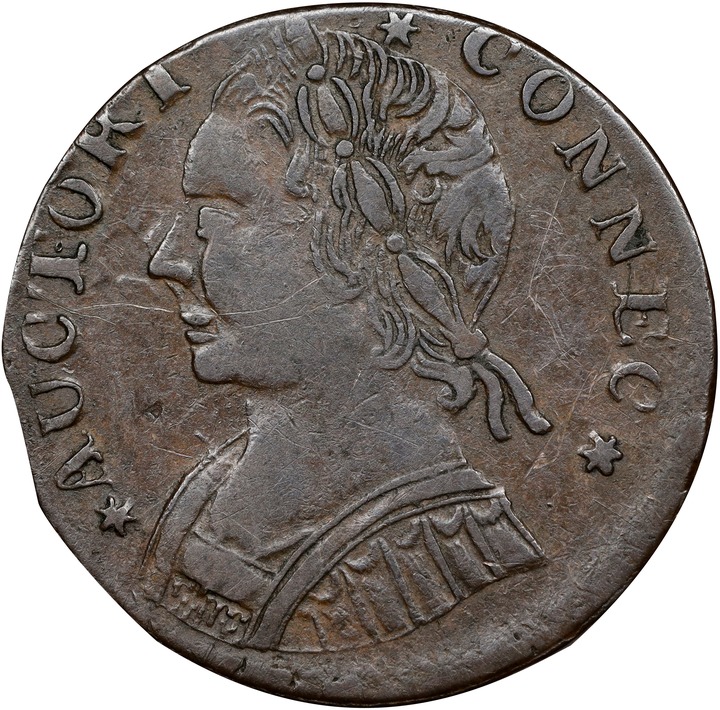 1788 Copper Connecticut, Mailed Bust Left MS BN MS61 BN thumbnail 17