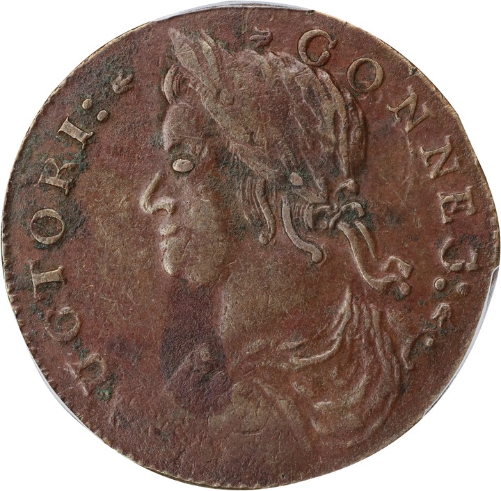 1787 Copper Connecticut, Draped Bust Left, ETLIR MS BN MS61 BN thumbnail 19