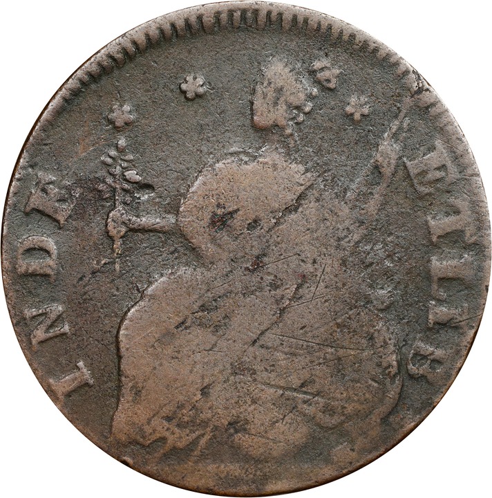 1787 Copper Connecticut, Draped Bust Left, AUCTOPI MS BN thumbnail 10