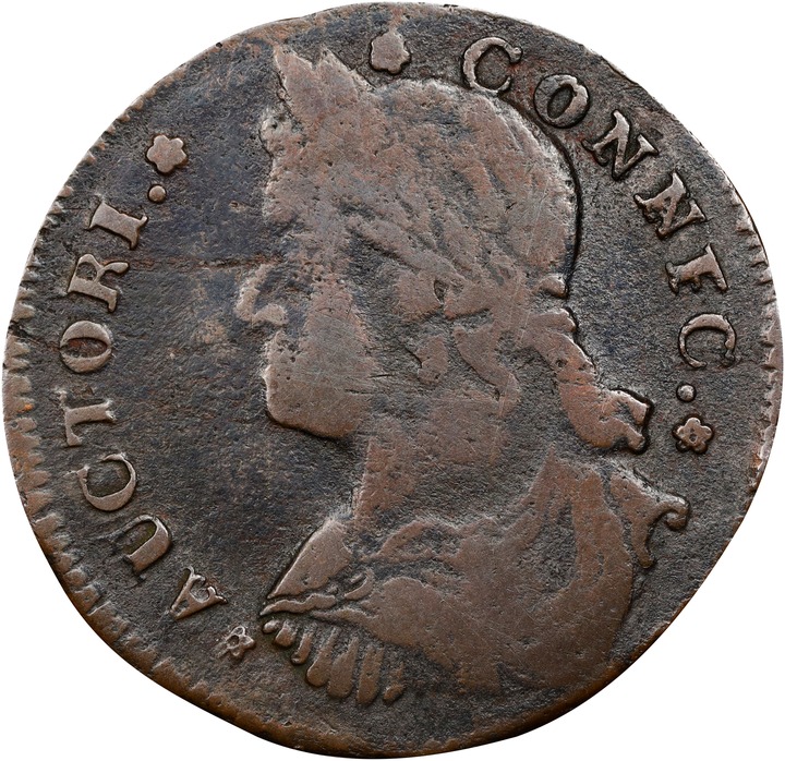 1787 Copper Connecticut, Draped Bust Left, CONNFC MS BN thumbnail 5