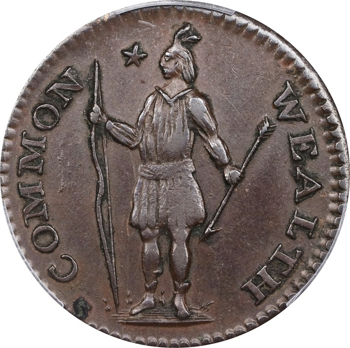 Image for 1787 Copper Massachusetts MS BN AU55 BN