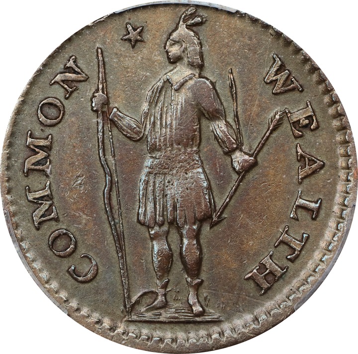 Image for 1787 Copper Massachusetts MS BN AU53 BN