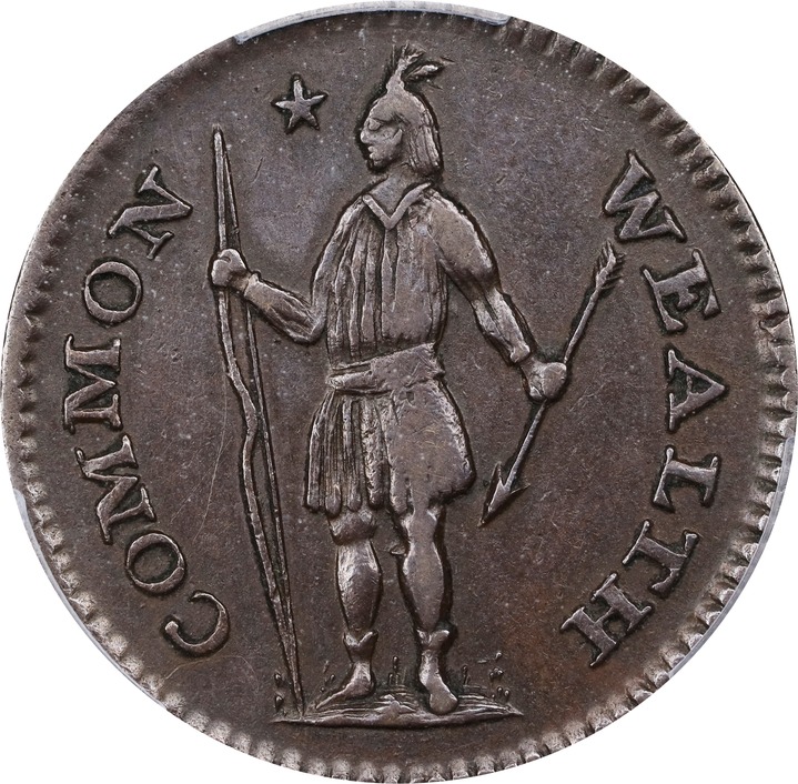 Image for 1787 Copper Massachusetts MS BN XF45 BN