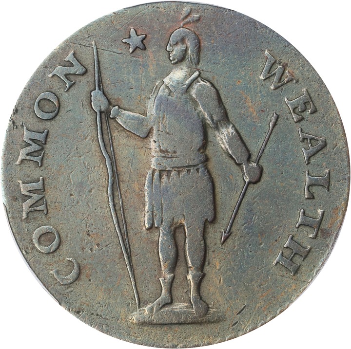 1788 Cent Massachusetts, With Period MS BN thumbnail 18
