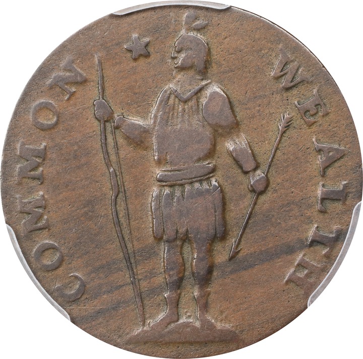 1788 Cent Massachusetts, With Period MS BN VG8 BN CAC thumbnail 22
