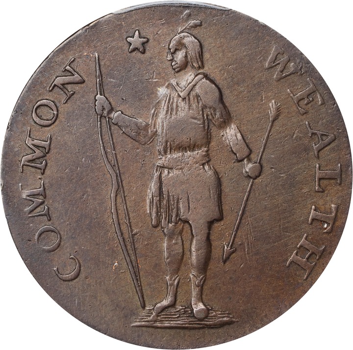1787 Cent Massachusetts, Left Arrows MS BN thumbnail 12