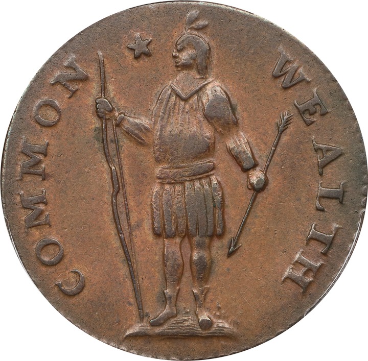 Image for 1787 Cent Massachusetts, Left Arrows MS BN AU55 BN