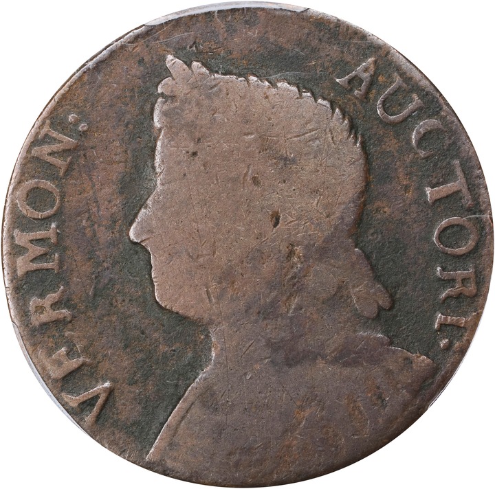 1786 Copper Vermont, Bust Left MS BN thumbnail 3