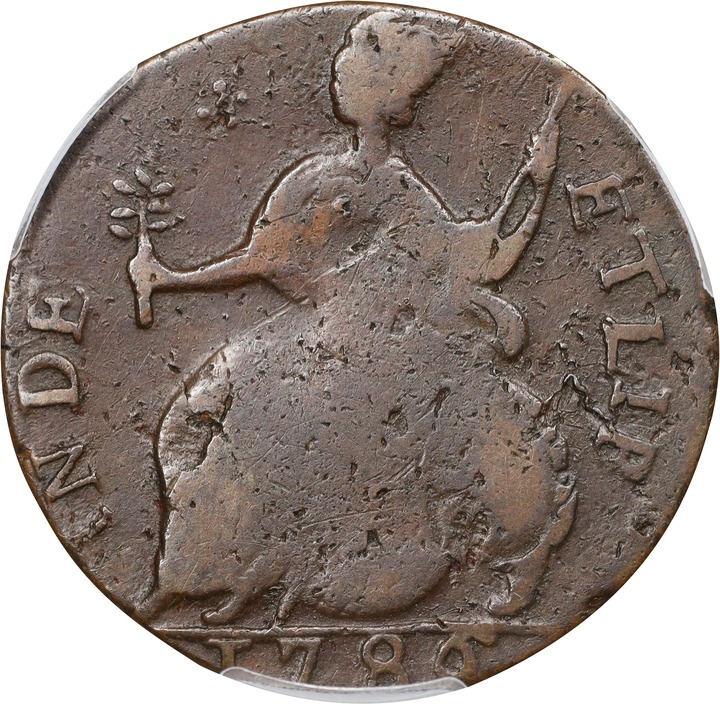 1786 Copper Vermont, Bust Left MS BN thumbnail 8