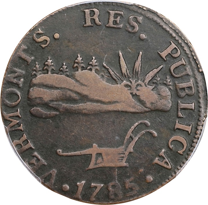 1785 Copper Vermont, VERMONTS MS BN thumbnail 16