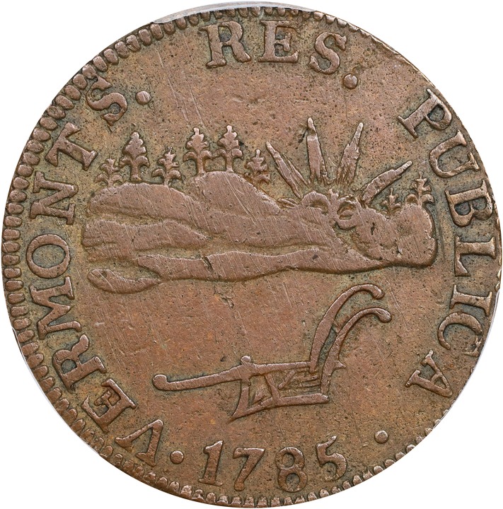 1785 Copper Vermont, VERMONTS MS BN thumbnail 18