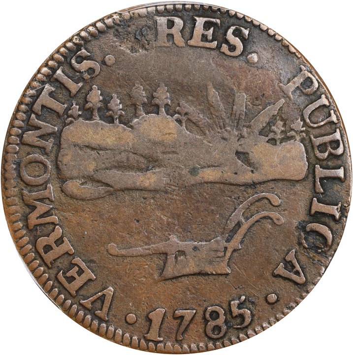 1785 Copper Vermont, VERMONTIS MS BN thumbnail 2