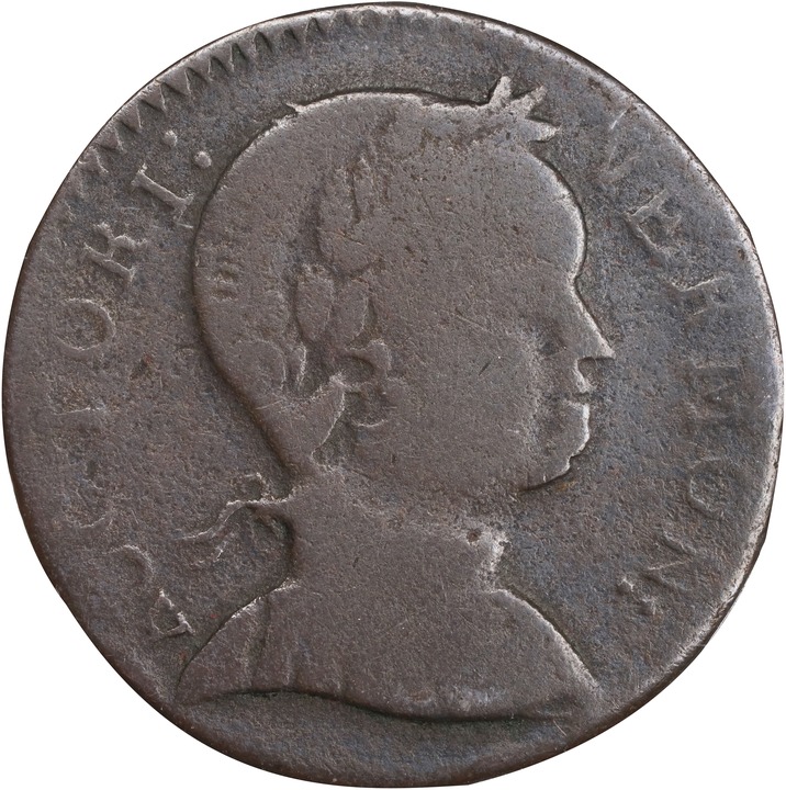 1786 Copper Vermont, Baby Head MS BN thumbnail 5