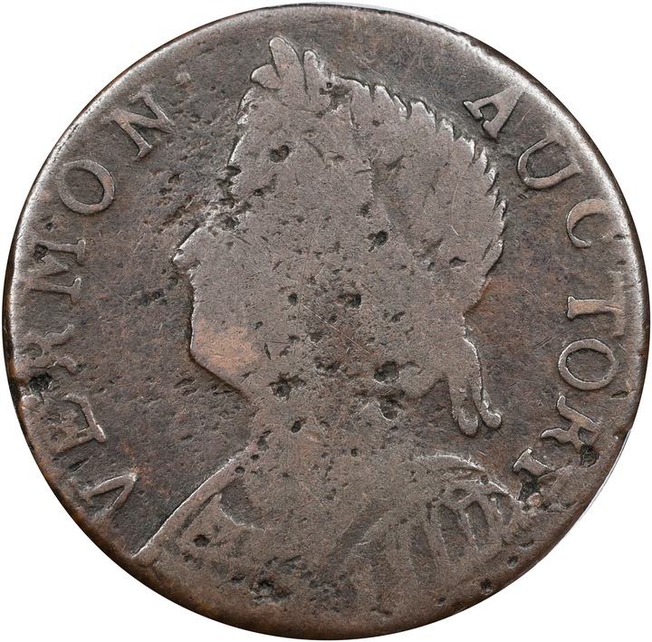 1786 Copper Vermont, Bust Left MS BN thumbnail 5