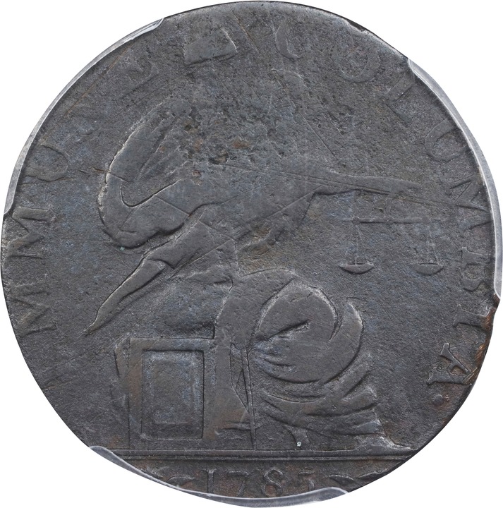 1785 Copper GEORGE III Obverse MS BN thumbnail 4