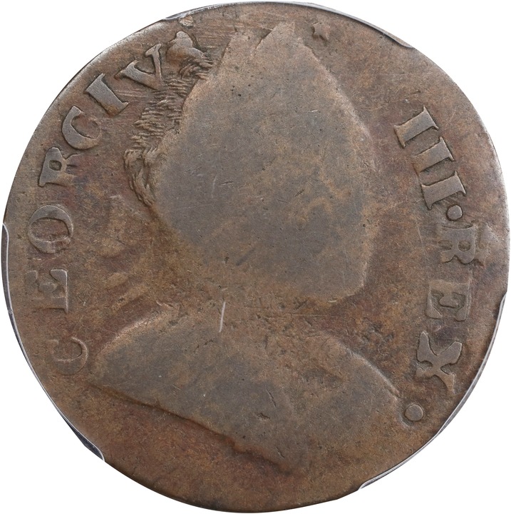 Image for 1785 Copper GEORGE III Obverse MS BN VG10 BN